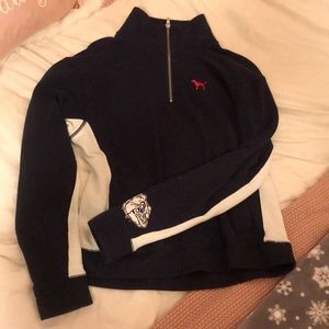 VS PINK Gonzaga half zip